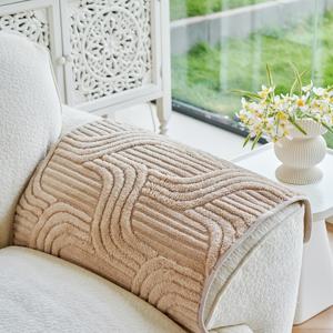 TEMU 1개입: 여우 꼬리 패턴 소파 쿠션, 반려동물에게 인기, 강아지 친화적, 소파 커버, 소파 덮개, 가구 보호대, 미끄럼 방지 소파 커버, 침실, 사무실 및 거실용 홈 데코