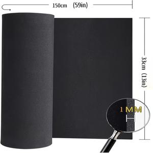 TEMU 고품질 EVA 폼 시트, 두께 1mm~m로 제공, 블랙 앤 화이트 색상, 59인치 x 13인치 크기, 코스프레 의상, 공예 및 프로젝트에 적합.