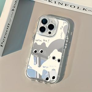 TEMU 휴대폰 케이스 - 아이폰 17/17Air/17Pro Max/16/15/14/13/12/11에 이상적인 컴팩트한 크리스마스 선물. 럭셔리 메이크업 거울 보호 케이스로, 거울 겸용으로 사용 가능합니다. 여성에게 완벽하며, 자신 또는 다른 사람에게 훌륭한 선물이 될 것입니다.