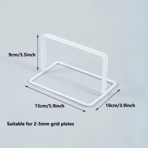 TEMU 모던 메탈 그리드 아트 & 포토 랙 - 클래식 스타일 내구성 있는 디스플레이 브래킷, 데스크탑 스탠드, 주얼리 부스 랙 - 다용도 홈 데코 오거나이저, 슬릭 디자인 그리드 벽 액세서리