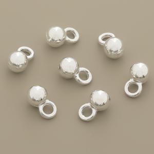 TEMU 100개/200개 라운드 비드 펜던트 태그, 스피너럴 매듭 장식, 봄 여름 체인 오너먼트, 비즈 핸드 스트링 펜던트, 빈티지 합금 액세서리, 귀걸이·팔찌·목걸이·발찌용 대형 홀 펜던트, DIY 주얼리 만들기 소품