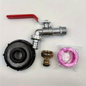 TEMU 강력한 금속 IBC 탱크 출구 밸브 어댑터 - 3/4