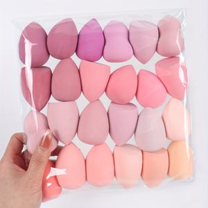 TEMU 다양한 색상과 모양의 24개 메이크업 스펀지 세트. BB 크림, 파운데이션, 세팅 파우더를 블렌딩하여 완벽한 베이스를 연출하는 데 적합합니다. 컨실러, 블러셔, 아이섀도우와 함께 사용할 수 있습니다. 이 라텍스 프리 스펀지는 물에 담그면 팽창하여 사용하기에 적합합니다.