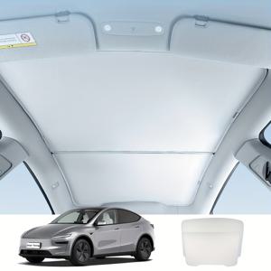 TEMU 테슬라 모델 Y용 스톡 컬러 선쉐이드 - UV 차단 + 경량