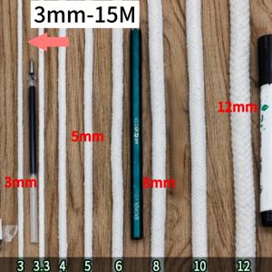 TEMU 3-20mm 브레이드 로프, 화이트 코어 로프, 수제 장식 및 야외 가정용 결속에 적합, 캠핑, 물품 고정 및 견인에 널리 사용 - 걸이 및 묶기를 위한 다용도 실용적인 로프.