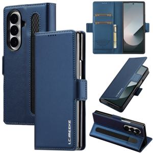 TEMU 삼성 갤럭시 Z 폴드 3/4/5/6/7용 고품질 인조 가죽 커버 | 세련된 카드 홀더 디자인, 오래 지속되는 보호 및 패셔너블한 케이스