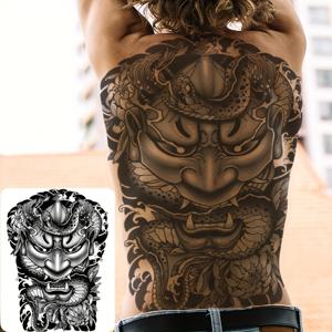 TEMU 1개 대형 전체 등 타투 스티커 - 중국 용 & 뱀 전통 바디 아트, 10-15일 방수 임시 타투, 쉬운 적용 및 제거, 축제, 파티용, 현실적이며 등, 팔, 다리용 (아님 - 용)|타투스티커