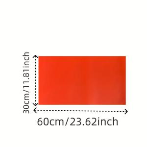 TEMU 1개 오렌지 플레인 상단, 두께 1.5mm. 마우스 패드, 데스크탑 패드, 장식 그림용, 귀걸이, 가방, 휴대폰 케이스, 지갑, 핸드백, 신발, 노트북, 의류 장식, DIY 공예, 헤어 액세서리 DIY 프로젝트 등에 적합