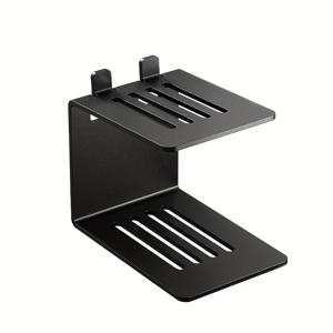 TEMU 진동 흡수 패드가 있는 헤비듀티 메탈 데스크탑 스피커 스탠드 - 30파운드 하중 용량, 조절 가능한 높이(5단 경사) & 넓은 베이스, 스튜디오 모니터, 극장, 책꽂이 스피커용 - PC, TV, 사운드 시스템과 호환 가능|모니터받침대