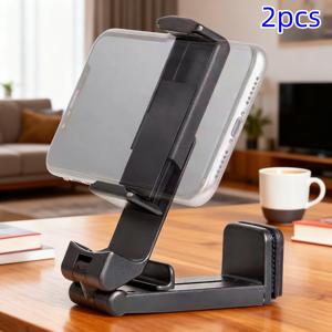 TEMU 2개 세트 비행기 휴대폰 거치대 - 360° 회전 내구성 여행용 스탠드 및 데스크탑 마운트, 핸즈프리 시청, 항공 애호가와 여행 액세서리를 위한 이상적인 크리스마스 선물, 비행기 여행 액세서리, 기내 엔터테인먼트, 견고한 디자인