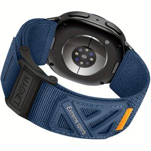 TEMU 삼성 8/클래식 40mm/44mm/46mm 호환 스트랩, 소프트 마그네틱 클라스프 나일론 워치 밴드, 8 스마트워치 남성용, 내구성 좋은 편안한 손목 스트랩|손목시계