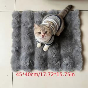 TEMU 사계절용 펫 매트 고양이 쿠션 의자 패드 침대 등반 프레임 따뜻한 수면 강아지 담요 캡슐 애완동물 담요