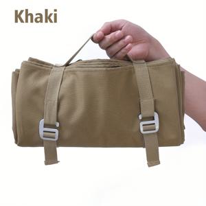 TEMU 1개 두꺼운 옥스포드 천 캠핑 매트 - 내구성 있는 사계절용 야외 매트, 휴대용 손잡이 포함, 가볍고 휴대하기 쉬운 캠핑, 해변, 피크닉, 뒷마당, 캠핑 장비, 필수 피크닉 아이템, 간편 보관 디자인, 튼튼한 구조|캠핑매트