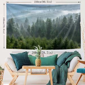 TEMU 1개의 풍경 태피스트리, 85gsm 폴리에스테르 피치 스킨 벨벳, 실내 벽걸이 장식 거실 침실 파티 이벤트, 횡편물 직물, 전기 또는 배터리 필요 없음