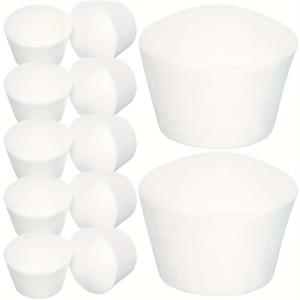 TEMU 공예 폼 모양 케이크, 손으로 그린 낙서 흰색 폼 케이크 시뮬레이션 모델, 수제 프로젝트 및 창문 디스플레이에 적합