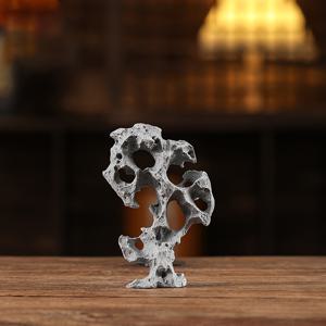 TEMU 1개 인공 암석 조경 장식품, 정원 분재용 산돌, 창의적인 소형 풍경 장식, 수족관 장식, 작은 물고기 은신처 동굴, 선정 원예 장식, 요정 정원 액세서리, 일본식 정원 장식