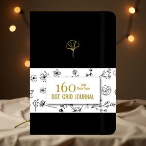 TEMU 1개 A5 사이즈 올빼미 불릿 도트 저널 | 5x5mm 도트 그리드, 160페이지, 160gsm 두꺼운 종이, 하드 커버, 레전더리 노트북 Bujo 드로잉 스케치북