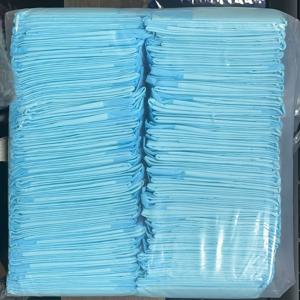 TEMU 100개입 17인치 * 13인치 누수 방지 초흡수 강아지 패드 - 두꺼운 일회용 훈련 매트, 개와 고양이, 토끼용, 블루 & 화이트 디자인|배변패드|패드