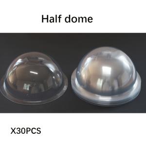 TEMU 30개 투명 플라스틱 반구형 포장, 직경 3.54인치, 공예, 선물 포장, 현금, 카드 및 생일 파티 용품에 적합.