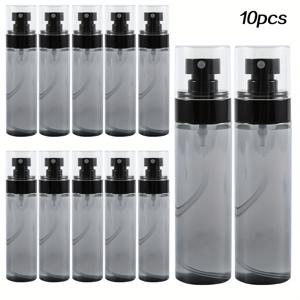 TEMU 3.38Oz 초미세 미스트 스프레이 병 10개입 - 에센셜 오일, 알코올, 토너 및 세척액에 적합한 재사용 가능한 향수 용기, 섬세한 스프레이 디자인의 휴대용 여행용 리필 가능 병
