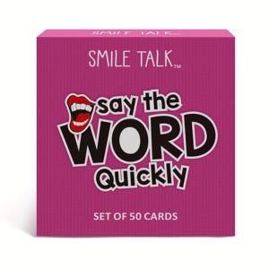 TEMU 1pc SMILE TALK 퀵 추측 도전 카드 게임 - 친구들을 위한 재미있는 인터랙티브 Q&A 테이블 게임, 게임 나이트, 할로윈 및 크리스마스 선물에 적합, 50장 카드 세트, 밝은 핑크색으로 강력한 