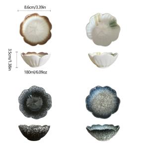 TEMU 4pcs 일본 사계절 플럼 꽃 접시, 다음과 같이 사용할 수 있습니다: 스시 접시, 스낵 접시, 딥 접시, 과일 접시, 조미료 접시, 전자레인지/오븐/세척기 안전, 스시 가게 및 레스토랑 및 가정 및 주방