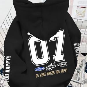 TEMU 남성용 두꺼운 플러시 후드 스웨트셔츠 - 핑크 & 기하학 추상 프린트의 오버사이즈 루즈핏 후드 재킷, 부드러운 플러시 원단, 앞면 포켓 - 사계절 캐주얼 아우터, 일상 및 포멀 이벤트용 - 세탁기 사용 가능, 겨울 의류, 후드티, 남성 후드집업