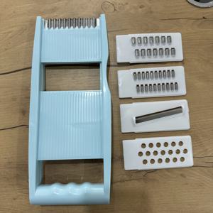 TEMU 다용도 채소 슬라이서 및 강판 세트 5개 - 감자, 당근, 양파, 치즈, 야채용 헤비듀티 플라스틱 & 스테인리스 스틸 채썰기 - 가정용 주방 도구