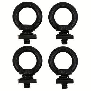 TEMU 4개 세트 스테인리스 자동차 짐받이 리프팅 링 고정 볼트, 차량용 짐받이, 선쉐이드, 보트, 캠핑카 및 RV에 적합한 범용 루프 짐받이|차량햇빛가리개|자동차햇빛가리개