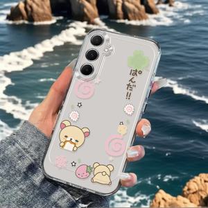 TEMU 삼성 갤럭시 A02, A03S, A04, A05S, A06, A13, A14, A15, A16 5G, A21S, A22, A23, A24, A25, A32, A34, A35, A50, A52, A53, A54, A55, A73, S21 울트라, S22 플러스, S23+, S24 FE 호환 - 캐릭터 투명 충격방지 풀바디 케이스 (10Z25884)