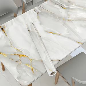 TEMU 1롤 인조 옥색 방수 자체 접착 대리석 텍스처 데칼 – 쉬운 세척 가능한 욕실 & 싱크장 장식, 우아한 벽 예술, 나무 무늬 디자인, 탈부착 가능 벽지, 내구성 강한 접착제, 홈 개선용, 임대인용 인테리어 소품, 실내 디자인|변기부속품