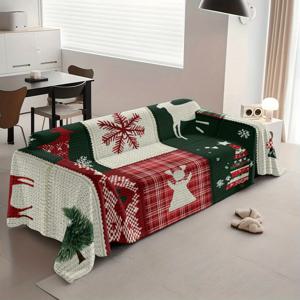 TEMU 1개 소파 커버 (1/2/3/4인용, 러브시트 포함) - 부드러운 폴리에스터 가구 커버, 반려동물 친화적, 세탁기 사용 가능, 침실, 거실, 사무실용 - 대부분의 소파에 적합|3인용쇼파