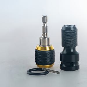 TEMU 2개 세트 헤비듀티 크롬 바나듐 스틸 드릴 비트 어댑터 및 연장 세트 - 1/4