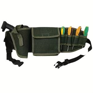 TEMU 조절 가능한 허리 벨트가 있는 대용량 공구 가방 - 두꺼운 디자인, 전기 기술자, 목수 및 계약자에게 적합 - 휴대용 핸즈프리 작업장 공구 보관 - 전문가를 위해 설계된 내구성 있는 작업 벨트