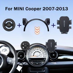 TEMU BMW MINI 쿠페 2007-2011 2012 2013 R55 R56 R57 호환 자석 내비게이션 마운트 및 클립온 마운트 세트 차량용 스크린 마운팅 베이스 자동차 폰 홀더