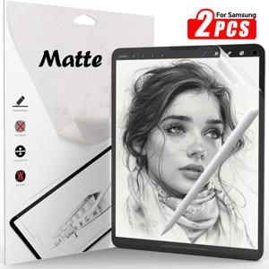 TEMU 삼성 갤럭시 탭 A7 Lite/A8/A9 Plus/탭 S5E/S6 Lite/S7/S8/S9/S10 FE/탭용 호환 보호 필름 2개 - 매트 PET 스크린, 눈부심 방지, 스크래치 방지, 갤럭시 탭용 호환