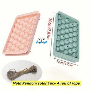 TEMU 포도 클러스터 비누 만들기용 원형 플라스틱 비누 몰드 세트 (상자, 뚜껑 몰드, 끈 1롤 포함). 포도 클러스터 비누 제작을 위해 설계되었으며 재사용 가능하고 내구성이 뛰어난 플라스틱으로 제작된 비누 레진 석고 공예 키트입니다.