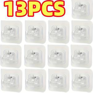 TEMU 13개 세트 무드릴 자가 접착 커튼봉 후크 & 조절 가능한 브래킷 포함 - 주방, 욕실, 기숙사, 아파트용 헤비듀티 플라스틱 창문 커튼 - 쉬운 설치, 무료 제거, 스타일|커튼봉