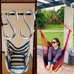 TEMU 2개 묶음 3.3인치 헤비 듀티 S자 고리 | 304 스테인리스 스틸 그네 해먹 고리, 최대 하중 557lbs