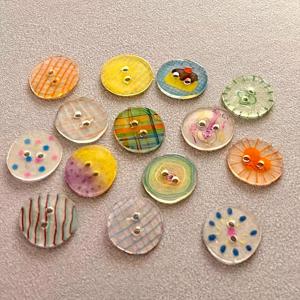 TEMU 14가지 단추, 플래너용 귀여운 장식 단추, 사랑스러운 장식 단추