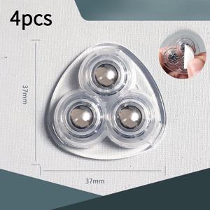 TEMU 360° 회전 베이스가 있는 강력 미니 롤러 휠 | 드릴링 불필요, 저소음 작동, 스테인리스 스틸 베어링, 컴팩트 디자인, 부드러운 회전, 가구, 캐비닛, 보관 상자, 사무실, 가정, 작업장용