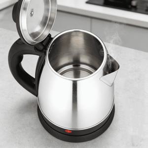 TEMU 스테인리스 전기 가열 주전자, 자동 닫힘, 가볍고 빠른 가열 설계, 내구성 304 스테인리스, 고효율 가정 가열, 차, 커피, 뜨거운 물-유행하는 차 주전자 디자인