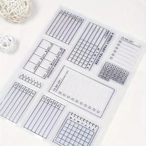 TEMU 어떤 단어와 성경 인사말이 있는 투명 스탬프 1장. 크리스마스 휴일 카드 및 스크랩북 프로젝트 제작에 적합합니다.