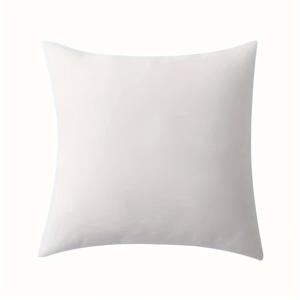 TEMU 사계절용 다용도 화이트 베개 - 부드러운 폴리에스테르 섬유 충전재, 세탁기 사용 가능 지퍼 클로저, 침실 및 호텔 장식에 완벽
