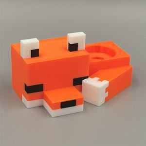 TEMU 1개 픽셀 폭스 스마트워치 충전 스탠드, 3D 표면 - 삼성 & 애플 워치 시리즈 1-9, SE, 울트라 호환 - 컬러풀, 게임 영감 디자인, 크리스마스, 생일 선물로 이상적인 동물 애호가용 스마트워치 액세서리|스마트워치