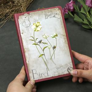 TEMU 식물 예술이 있는 빈티지 A5 하드커버 저널 - 매트지 130페이지, 여행 계획, 일일 일정, 사무실 및 공부 필수품에 완벽, 라벤더, 꽃 및 해양 디자인, 글쓰기 및 창의적 표현에 이상적, 여행 저널링 | 빈티지 노트북 | 장식 커버, 여행 저널 노트북