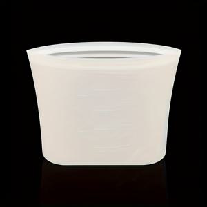 TEMU 재사용 가능한 100% 실리콘 보관 백, 샌드위치 스낵 백, -세대 수직 지퍼 용기, 수프 및 남은 음식에 적합, 플라스틱 및 BPA 무첨가, 전자레인지 사용 가능|냉동고|전자레인지