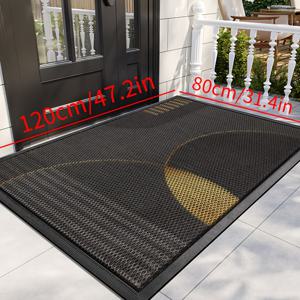 TEMU 겨울 선 킹 프린트 - 기하학적 드림 - 모래시계/간편한 현관 매트[1개 두꺼운 고강도 실외 현관 매트, 높은 탄성 미끄럼 방지 현관 매트, 내구성 좋은 실외 모래 제거 현관 매트, 실외 파티오 현관에 적합]|발매트