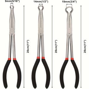 TEMU 3pcs 호스 클램프 플라이어 세트, Sawtooth Jaw, 5/16