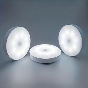 TEMU 3개/4개/6개 LED 독서등, 8 LED 조명, USB 충전식 리튬 배터리, 스위치 타입, 배선 불필요, 접착식 포함, 사무실, 계단, 욕실, 옷장, 침실, 주방, 복도, 실내 장식에 적합